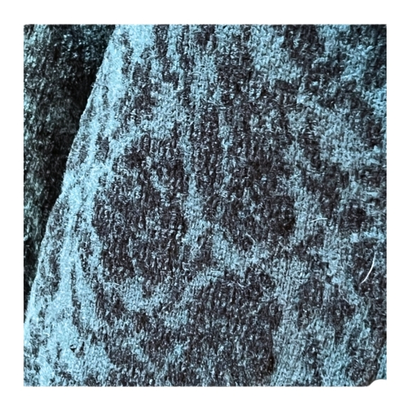 Jones New York Sport Emerald And Brown Faux Fur Collar Teddy Jacket - Picture 6 of 8